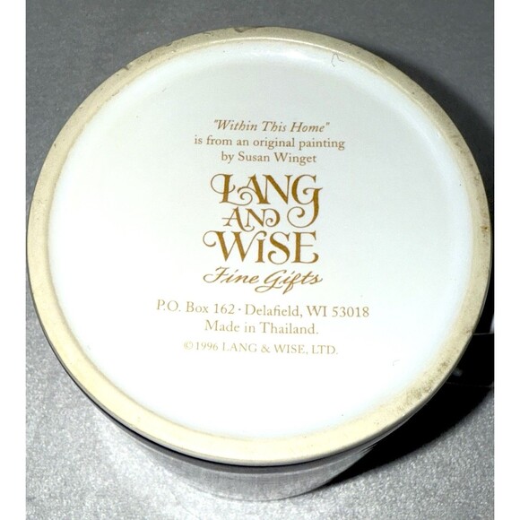 Lang and Wise Collector Mug "Within The House"  Susan Winget 1996 - Picture 10 of 10